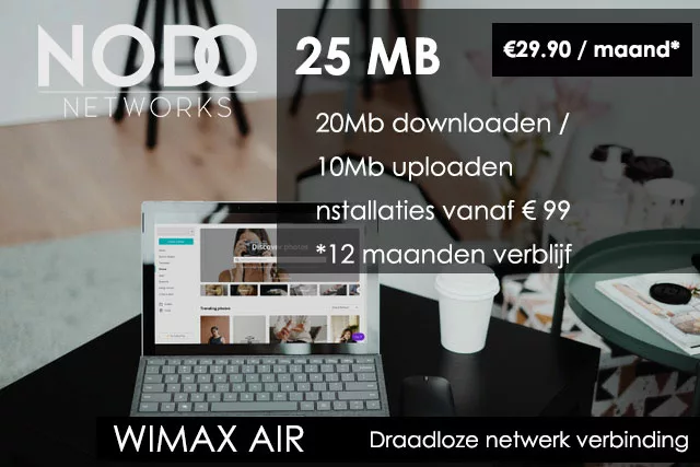 WiMax Air 25MB-snelheid